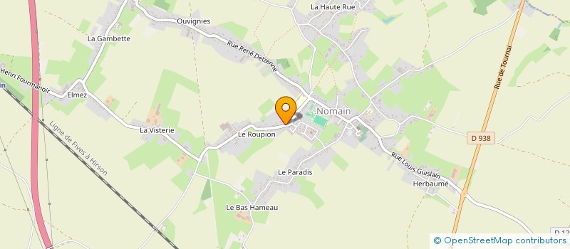 localisation de l'entreprise AUREP  NOMAIN