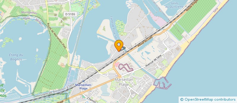 localisation de l'entreprise AUREPHIL à MARSEILLAN