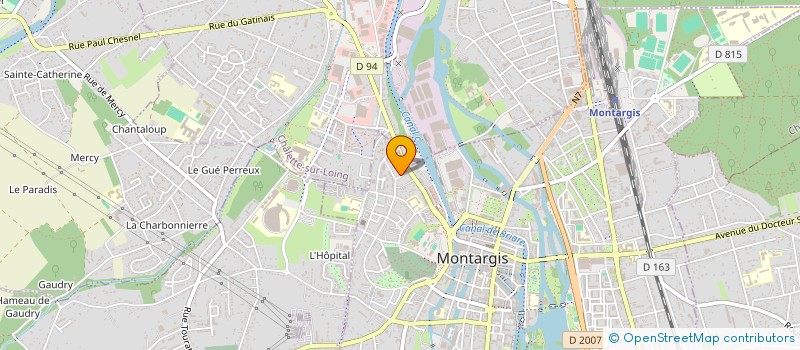 localisation de l'entreprise AURES à MONTARGIS