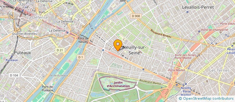 localisation de l'entreprise AURES IMMO à NEUILLY-SUR-SEINE