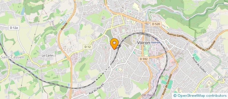 localisation de l'entreprise AURES MULTISERVICES  VOIRON