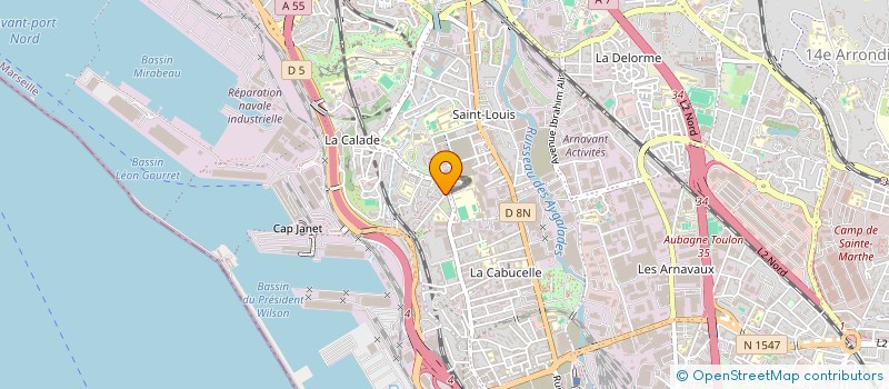 localisation de l'entreprise AURES OPTIC à MARSEILLE