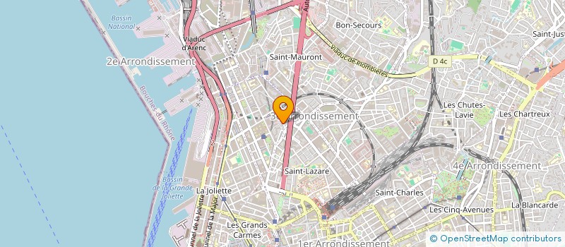 localisation de l'entreprise AURES TRAVAUX à MARSEILLE