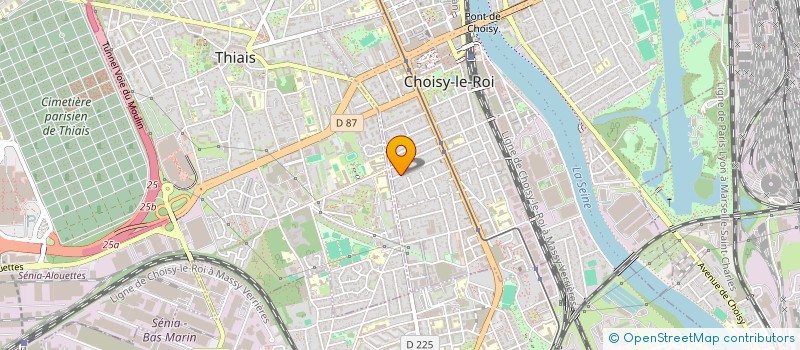 localisation de l'entreprise AURESHIYA à CHOISY-LE-ROI