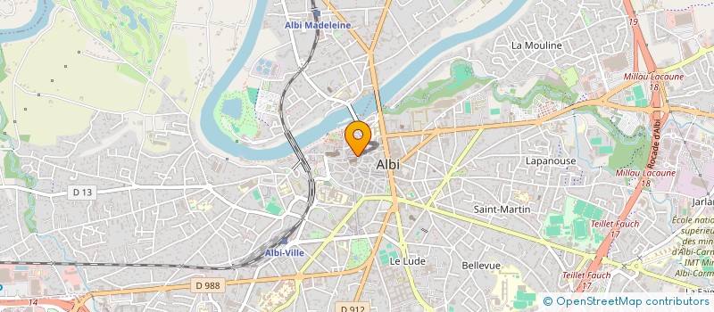 localisation de l'entreprise AURESIC à ALBI