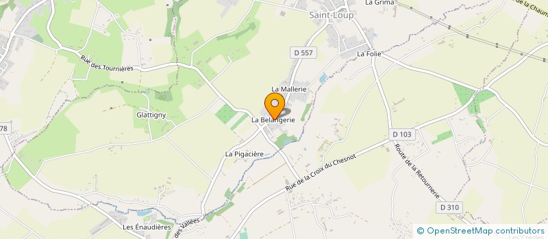 localisation de l'entreprise AURESIM  SAINT-LOUP