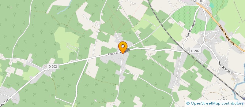 localisation de l'entreprise AURETIA  GAILLAN-EN-MEDOC