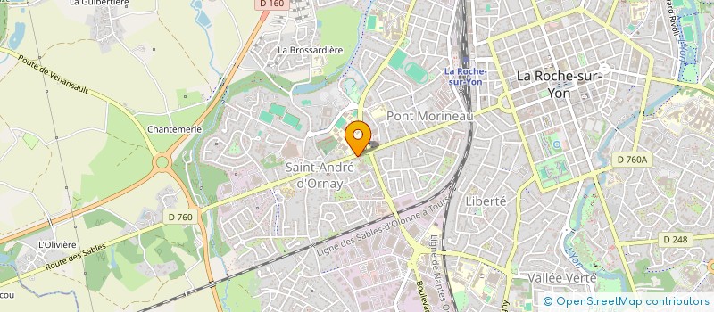 localisation de l'entreprise AUREUS  LA ROCHE-SUR-YON