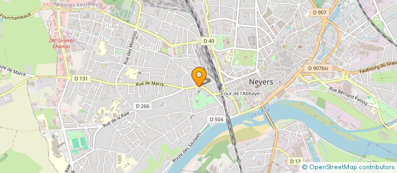 localisation de l'entreprise AUREUS à NEVERS