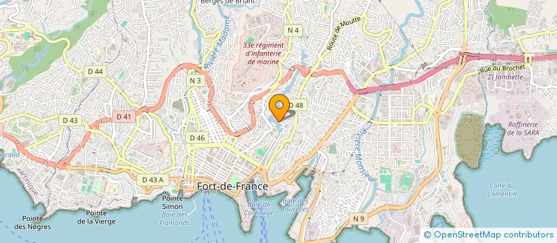 localisation de l'entreprise AUREUS FORMATION  FORT-DE-FRANCE