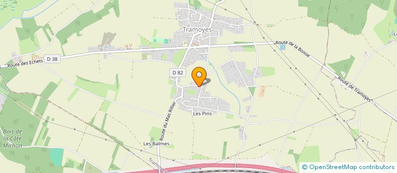 localisation de l'entreprise AUREVAL CONSEILS  TRAMOYES