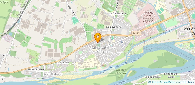 localisation de l'entreprise AUREXUS EUROPE  SAINTE-GEMMES-SUR-LOIRE