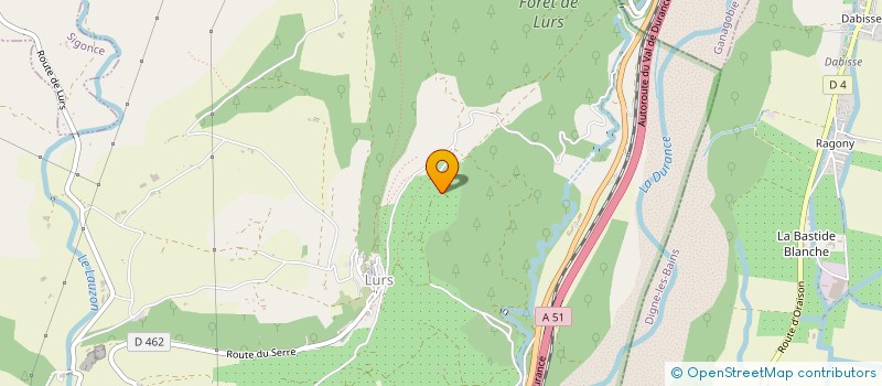 localisation de l'entreprise AUREYO  ORAISON