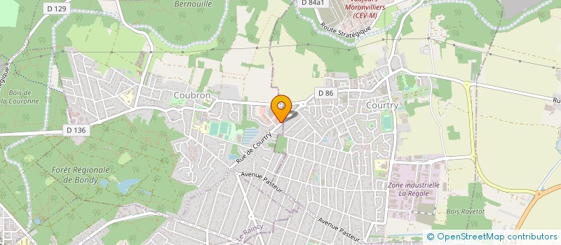 localisation de l'entreprise AURFREY à COUBRON