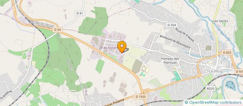 localisation de l'entreprise AURGRE  LE MUY