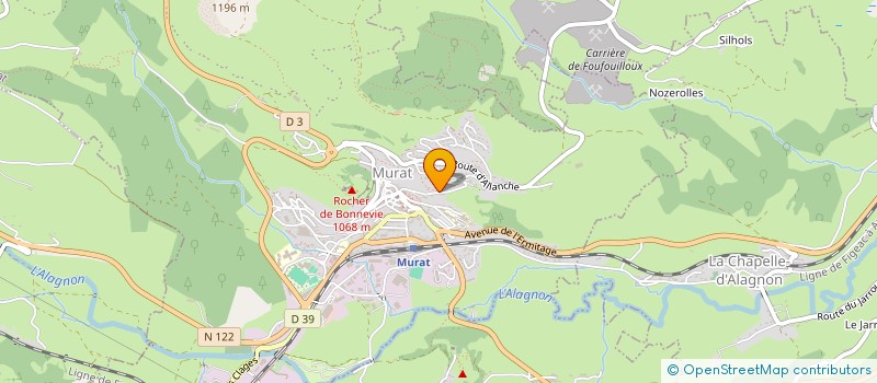 localisation de l'entreprise AURHA CONSEIL à MURAT