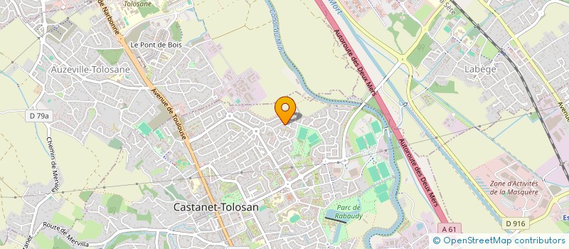 localisation de l'entreprise AURIA à CASTANET-TOLOSAN