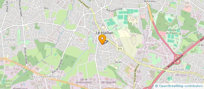 localisation de l'entreprise AURIA  LE HAILLAN