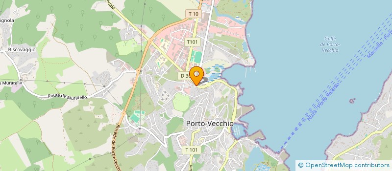 localisation de l'entreprise AURIA COSMETIQUES  PORTO-VECCHIO
