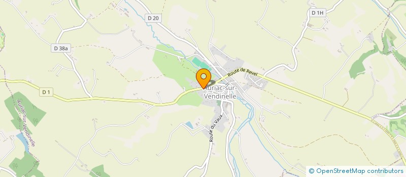 localisation de l'entreprise AURIAC CHARPENTE  AURIAC-SUR-VENDINELLE