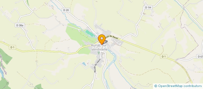 localisation de l'entreprise AURIAC MARBRERIE à AURIAC-SUR-VENDINELLE
