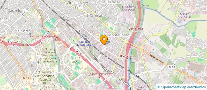 localisation de l'entreprise AURIAC SA à TOULOUSE