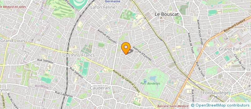 localisation de l'entreprise AURIANE SCHMITT SARL  BORDEAUX