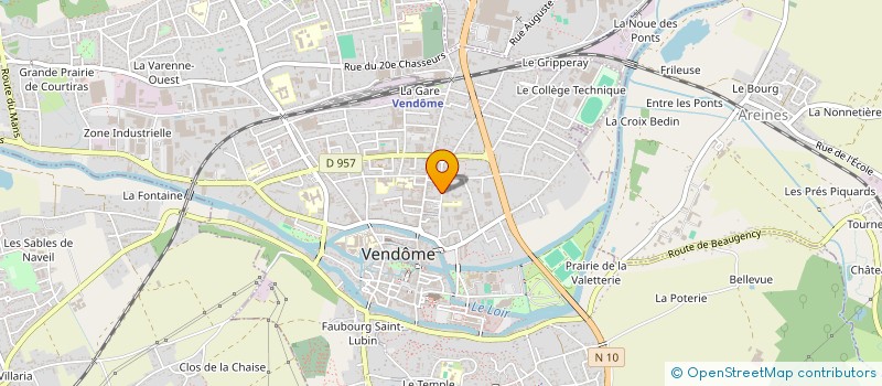 localisation de l'entreprise AURIAU  VENDOME