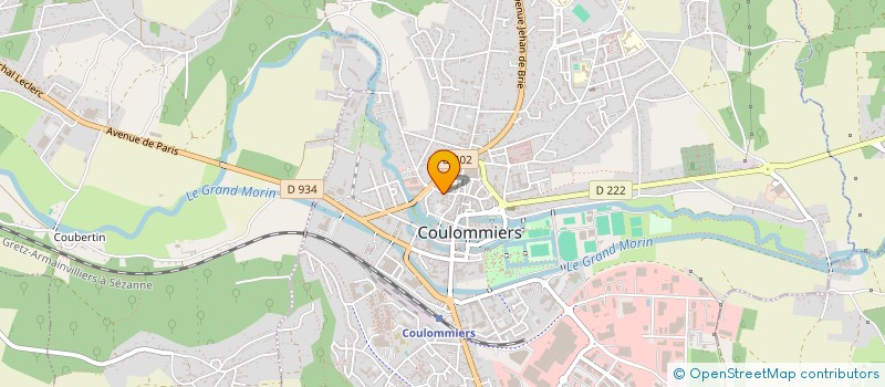 localisation de l'entreprise AURIAULT BRIGUIER à COULOMMIERS