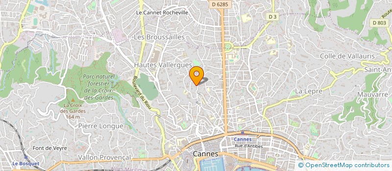 localisation de l'entreprise AURICARE  CANNES