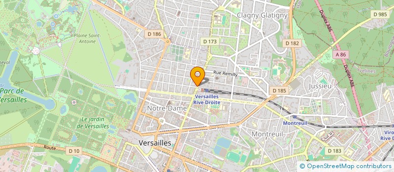 localisation de l'entreprise AURICARE  VERSAILLES