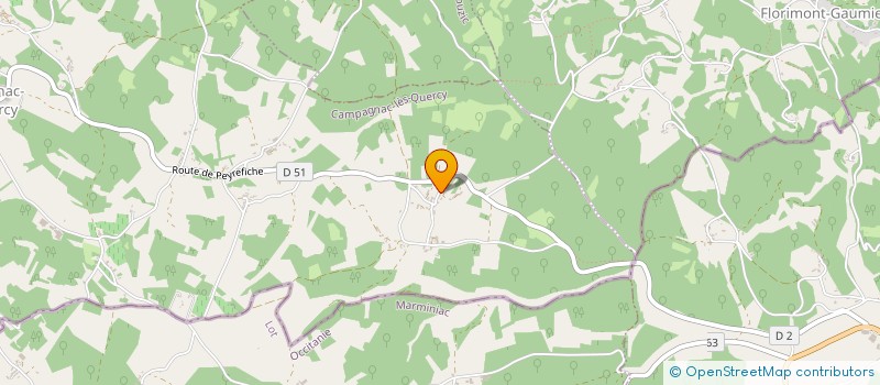 localisation de l'entreprise AURICOSTE MC à CAMPAGNAC-LES-QUERCY