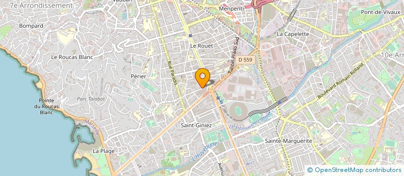 localisation de l'entreprise AURIENCE INTERNATIONAL  MARSEILLE