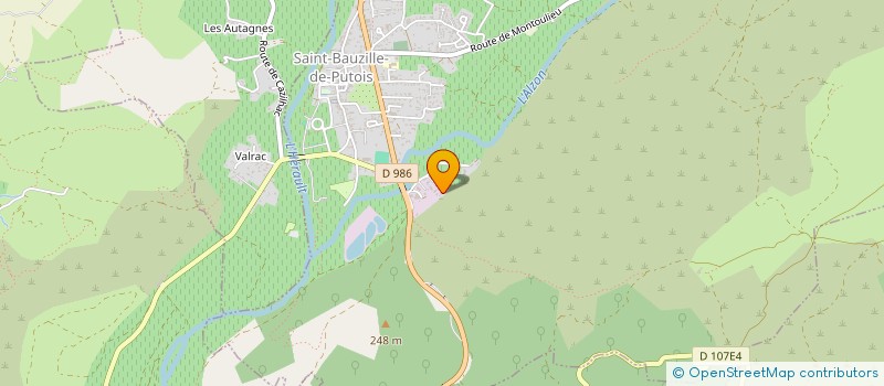 localisation de l'entreprise AURIERES à SAINT-BAUZILLE-DE-PUTOIS