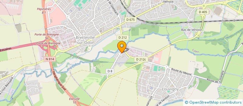 localisation de l'entreprise AURIGA  LOUVIGNY