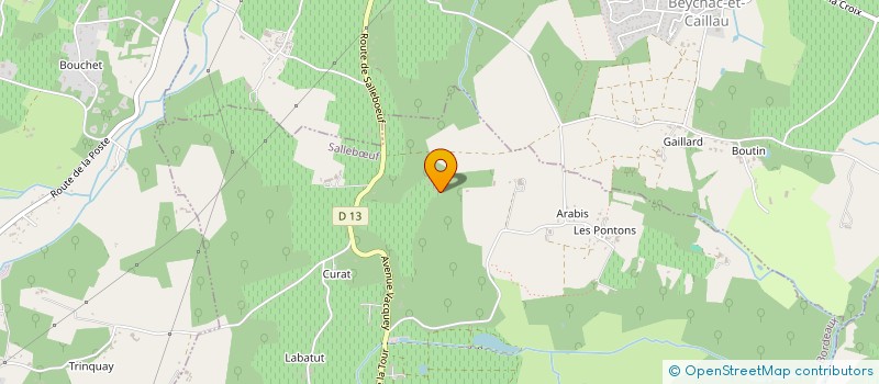 localisation de l'entreprise AURIGA  SALLEBUF