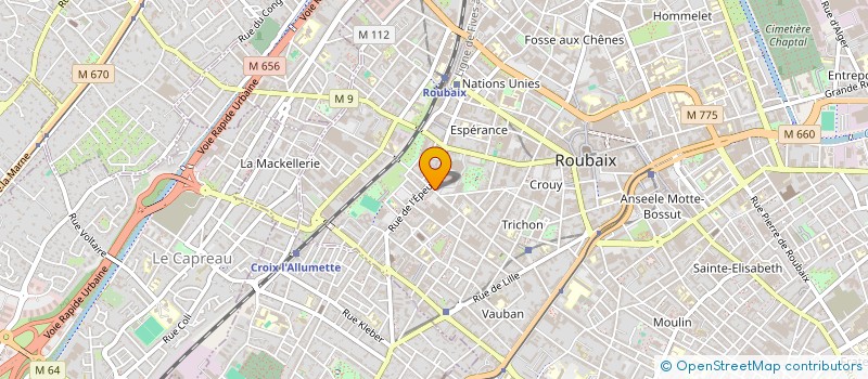 localisation de l'entreprise AURIGA CONCORDANCES à ROUBAIX