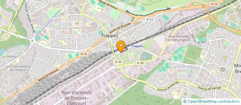 localisation de l'entreprise AURIGA SERVICES à TRAPPES