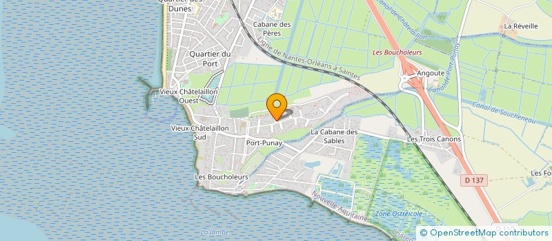 localisation de l'entreprise AURIGAE à CHATELAILLON-PLAGE