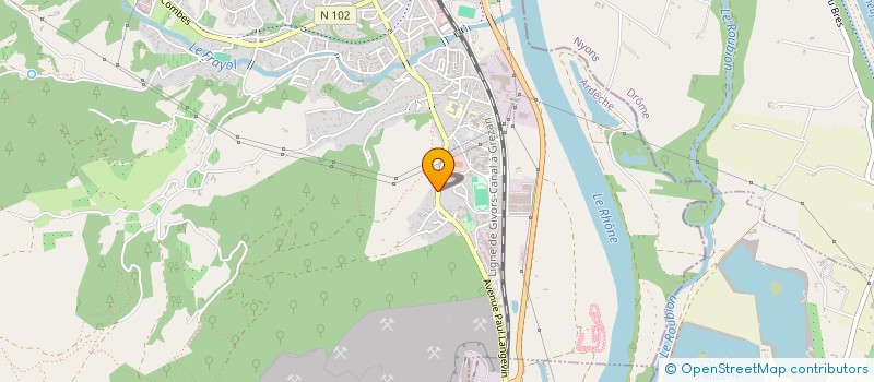 localisation de l'entreprise AURIGAMI SPORT SANTE  LE TEIL