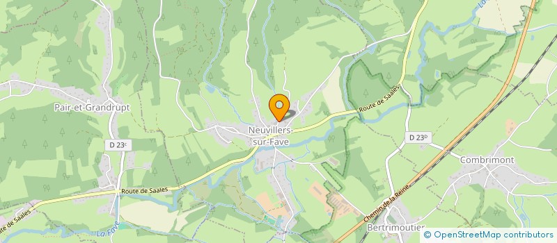 localisation de l'entreprise AURIGE  NEUVILLERS-SUR-FAVE