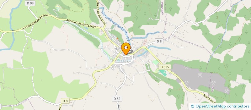 localisation de l'entreprise AURIGNAC'IMMO GESTION  AURIGNAC