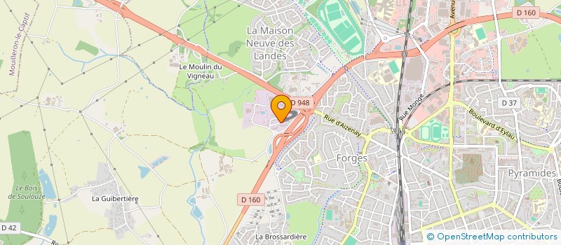 localisation de l'entreprise AURIK VENDEE à LA ROCHE-SUR-YON