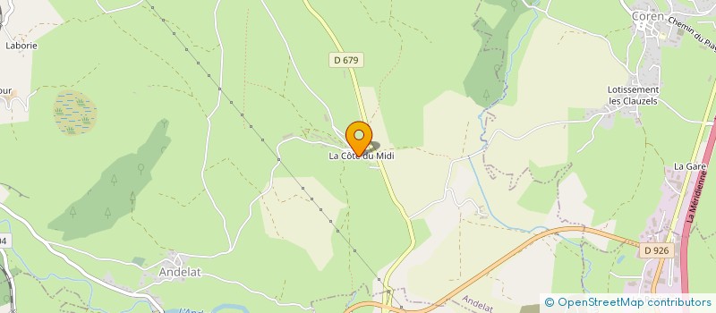 localisation de l'entreprise AURILLAC CONSTRUCTION AUVERGNATE à ANDELAT