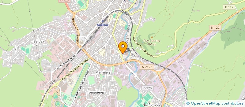 localisation de l'entreprise AURILLAC DISTRIBUTION à AURILLAC