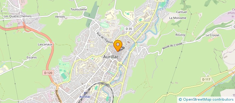 localisation de l'entreprise AURILLAC E-CIGARETTE à AURILLAC