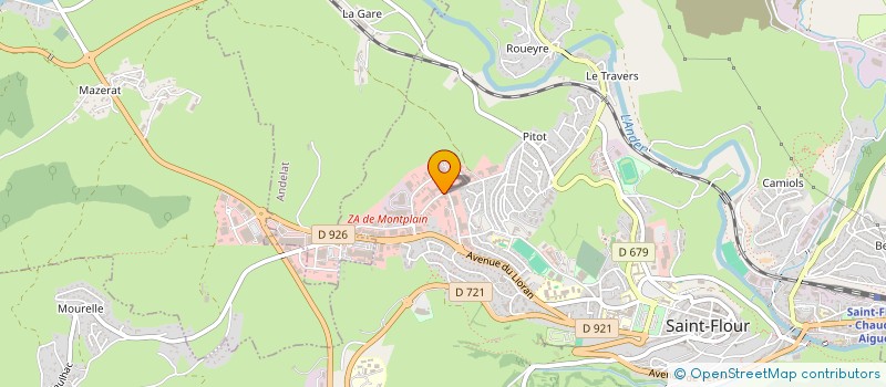 localisation de l'entreprise AURILLAC ENERGIES RENOUVELABLES à SAINT-FLOUR