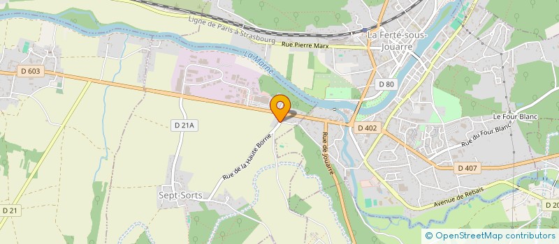 localisation de l'entreprise AURIME  SEPT-SORTS