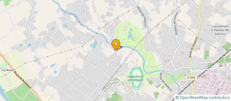 localisation de l'entreprise AURINKO INGENIERIE à MONTAUBAN