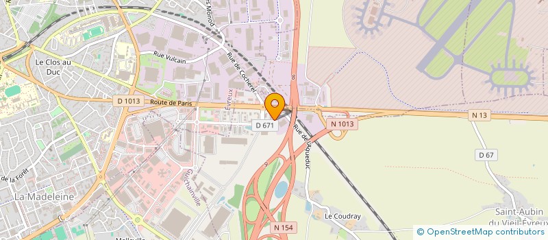 localisation de l'entreprise AURIOL  LE VIEIL-EVREUX